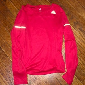 Adidas running top.